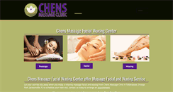 Desktop Screenshot of chensmassage.net